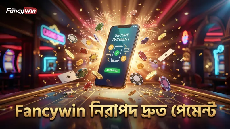 Fancywin নিরাপদ লেনদেন ও দ্রুত পেমেন্ট নিশ্চিত করে