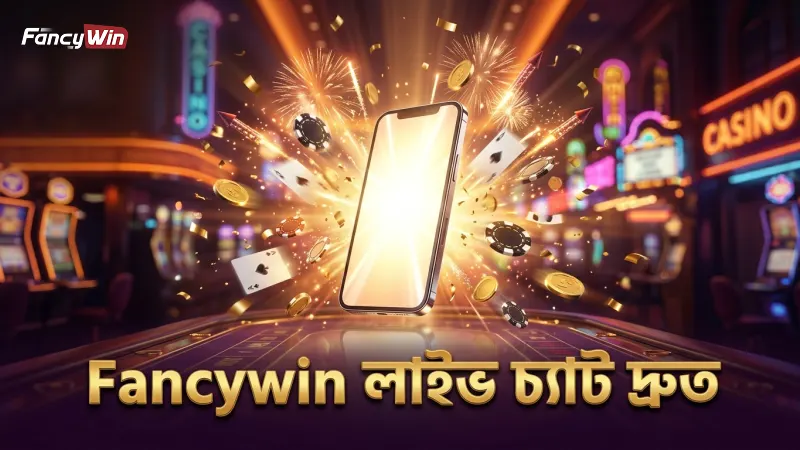 Fancywin এর লাইভ চ্যাটে দ্রুত যোগাযোগের সুবিধা