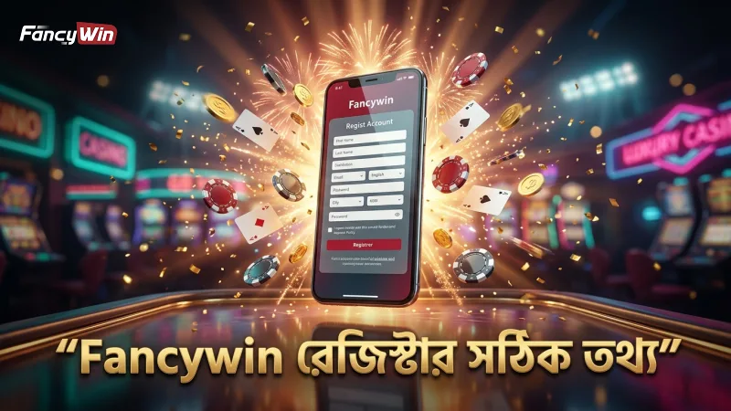 Fancywin রেজিস্টার করার সময় সঠিক তথ্য প্রদান অপরিহার্য।