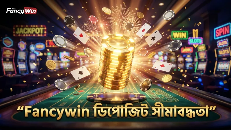 ডিপোজিট এবং উইথড্রয়ালে Fancywin এর নির্দিষ্ট সীমাবদ্ধতা।