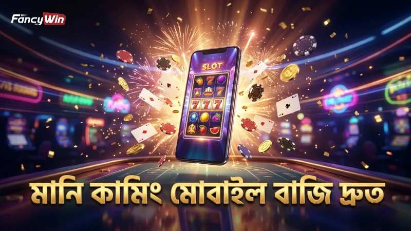 মানি কামিং গেমে মোবাইল থেকে দ্রুত বাজি রাখা যায়