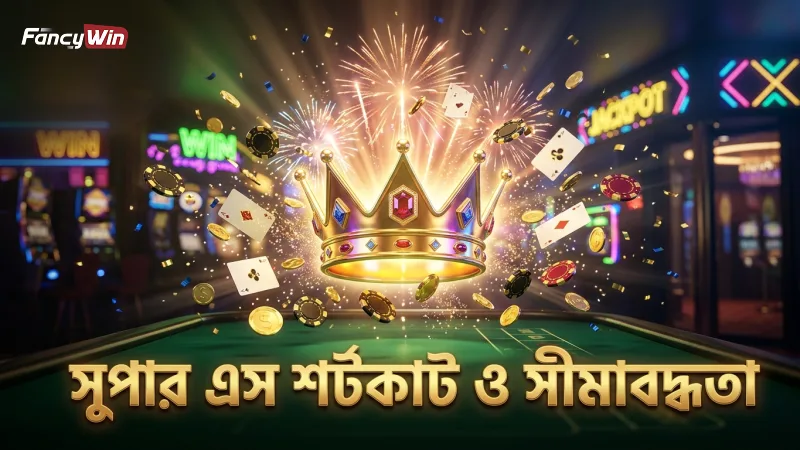 সুপার এস গেমের শর্টকাট এবং সীমাবদ্ধতা জানলে ঝুঁকি কমে