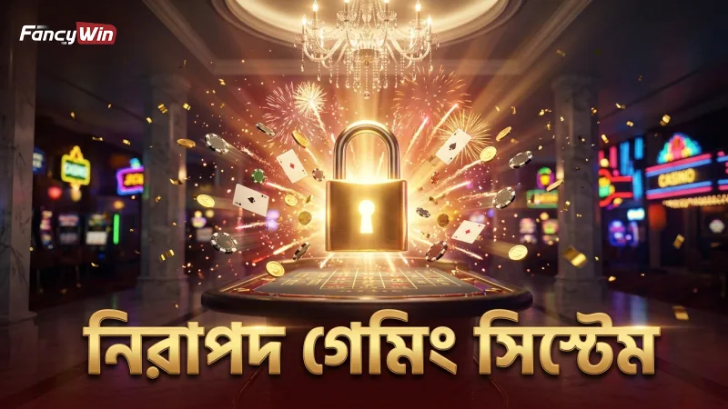নিরাপদ খেলার জন্য এনক্রিপ্টেড সিস্টেম ও রিস্ক মূল্যায়ন।